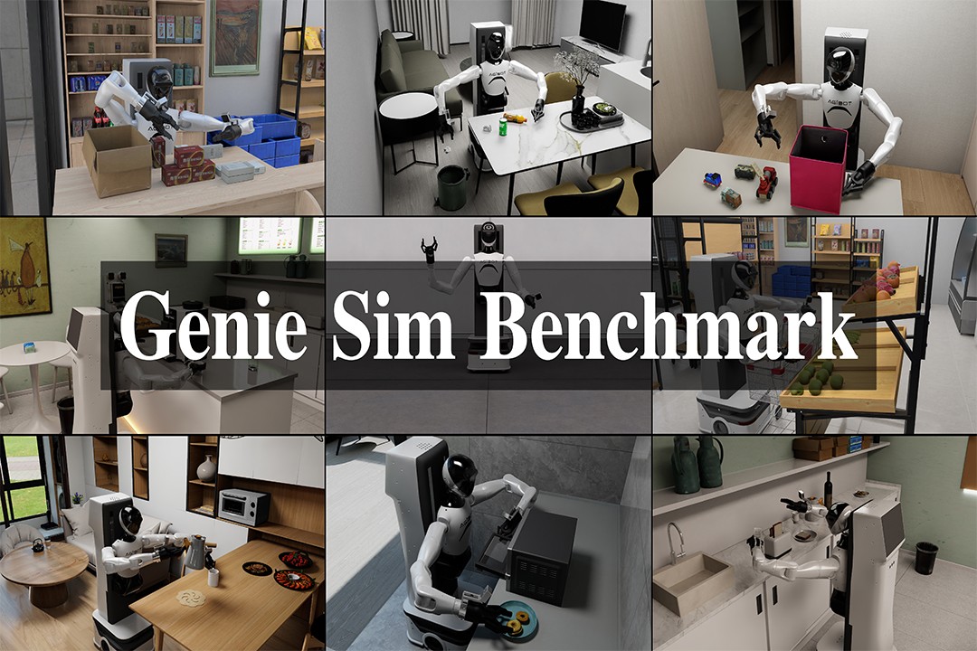 再掀开源浪潮！ng28机器人发布并开源仿真评测工具Genie Sim Benchma...